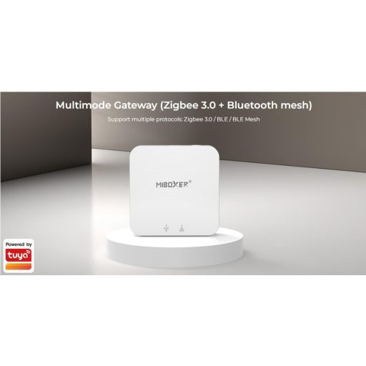 LIGHTEU Milight Miboxer Zigbee 3.0 Gateway - Okosotthon vezérlő központ, TUYA Smart APP támogatás, Bluetooth Mesh hangvezérlés, WiFi, okoste