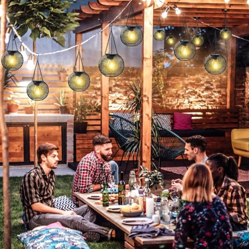 Ortiny napelemes kerti lámpa szett 2db IP65 vízálló kültéri dekoráció