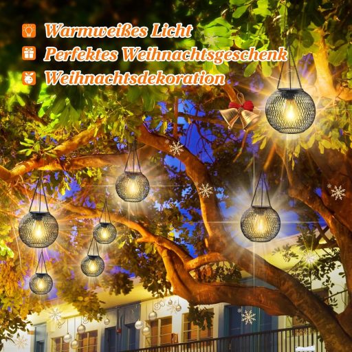 Ortiny napelemes kerti lámpa szett 2db IP65 vízálló kültéri dekoráció