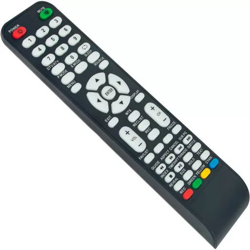 ALLIMITY Univerzális Távirányító Trevi Telesystem TV-hez - Kompatibilis PALCO, LTV Sorozattal, 10m Hatótávolság, Ergonomikus