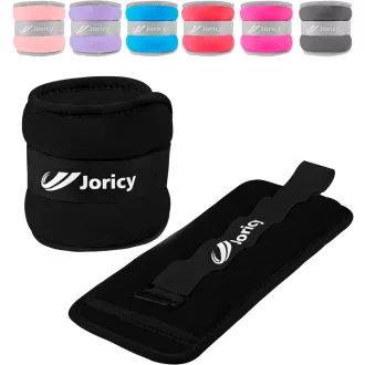   JORICY Závažie na členky a zápästia 0,5 kg x 2 (pár 1 lb) závažia na cvičenie pre mužov a ženy