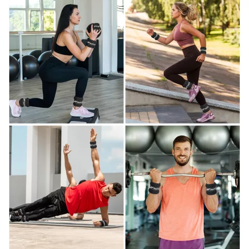 JORICY Závažie na členky a zápästia 0,5 kg x 2 (pár 1 lb) závažia na cvičenie pre mužov a ženy