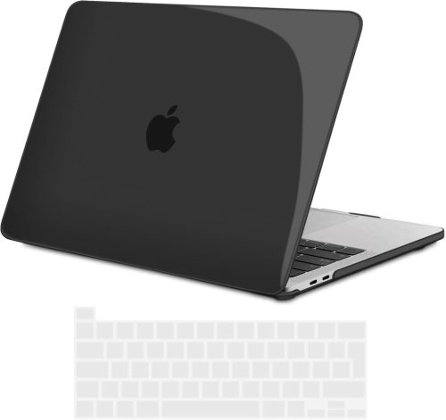 MacBook Pro 16" (2019-2020) TECOOL Ultratenké Ochranné Puzdro + Ochrana Klávesnice, Krištáľovo Čierna