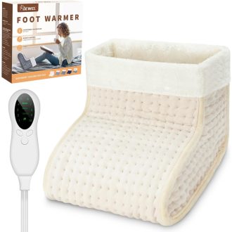   Încălzitor electric pentru picioare DEWEL, 10 trepte de temperatură, 3 temporizatoare, căptușeală lavabilă