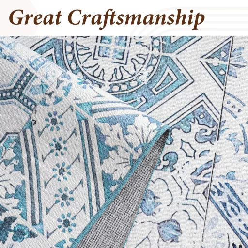 Vamcheer zöld szőnyeg 160x230 cm mosható, csúszásmentes nappali szőnyeg