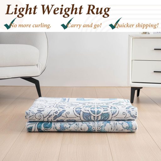 Vamcheer zöld szőnyeg 160x230 cm mosható, csúszásmentes nappali szőnyeg