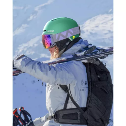 Cască de schi/snowboard OutdoorMaster MIPS, mărimea S, cu ventilație, pentru bărbați și femei