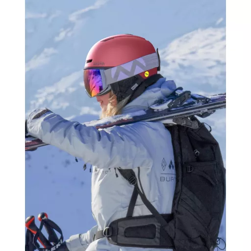 Cască de schi OutdoorMaster MIPS, mărimea S, cască de snowboard bărbați femei tineri, ventilată