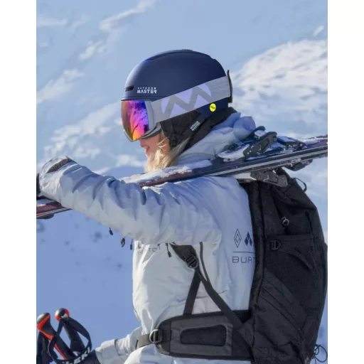 Cască de schi/snowboard OutdoorMaster MIPS cu ventilație, pentru bărbați și femei, mărimea S