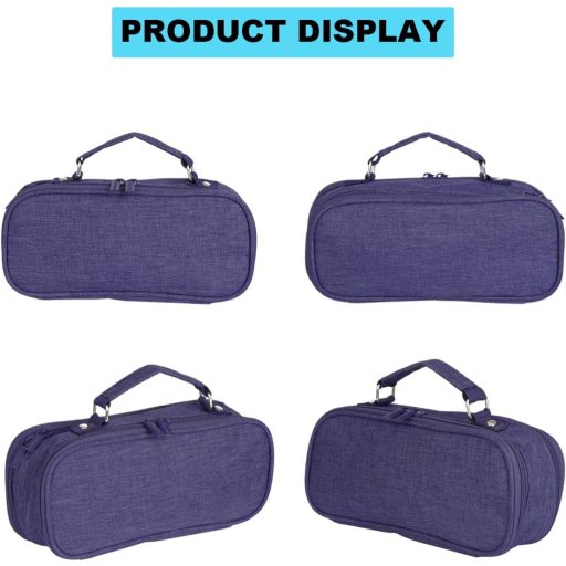 ALXBSONE velika pernica tamnoplava školska torba oprema za djevojčice dječake