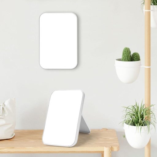 OSDUE Super HD tükör összecsukható hordozható kozmetikai tükör utazáshoz bézs nagy