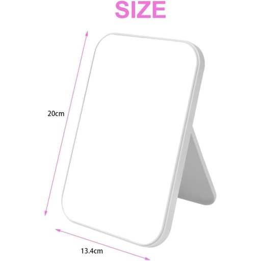 OSDUE Super HD skladacie prenosné kozmetické zrkadlo na cesty béžové veľké