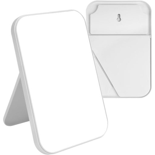 OSDUE Super HD skladacie prenosné kozmetické zrkadlo na cesty béžové veľké