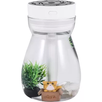   Gokelomg USB párásító LED világítással, hálószoba és iroda légmosó