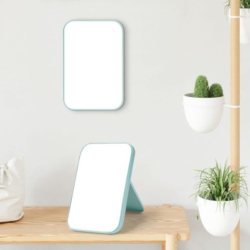 OSDUE sklopivo stolno ogledalo za šminkanje, prijenosno ogledalo sa stalkom