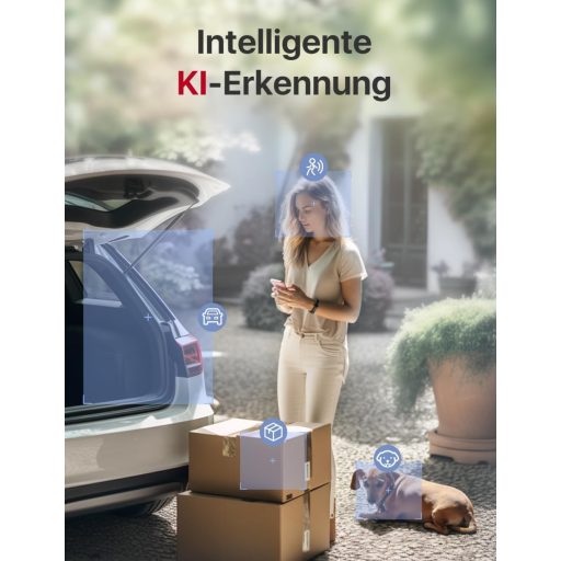 X-Sense Napelemes Kültéri Biztonsági Kamera WiFi 1080p Éjszakai Látás Mozgásérzékelő