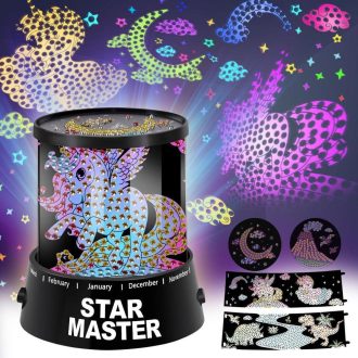 Unikornis és Dinoszaurusz Projektoros Éjszakai Fény