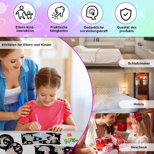 Unikornis és Dinoszaurusz Projektoros Éjszakai Fény