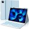 IVEOPPE Tipkovnica s pozadinskim osvjetljenjem za iPad Air 5./4. generacije, Bluetooth bežična tipkovnica za iPad Pro 11", nebesko plava