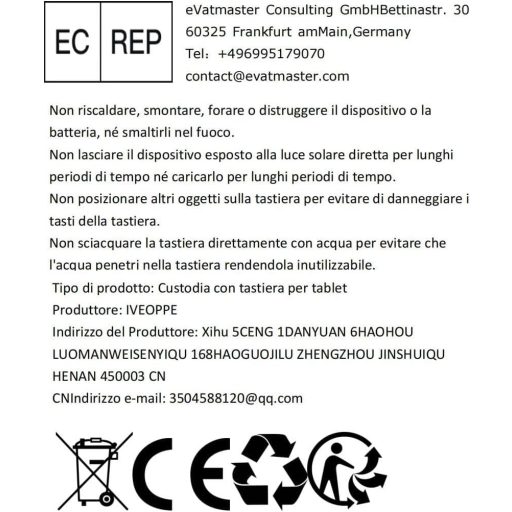 IVEOPPE iPad Air 5/4 Generáció Billentyűzet Tok Háttérvilágítással, iPad Pro 11" Bluetooth Vezeték Nélküli Billentyűzet, Égkék