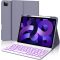 IVEOPPE iPad Air/Pro Bluetooth billentyűzet tok – olasz kiosztás, lila