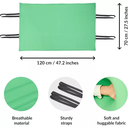 Senzorický tunel ODOXIA pre deti - Zelená lycrová senzorická trubica pre ľudí s autizmom - Rozvojová hračka pre kompresnú terapiu 300x70 cm