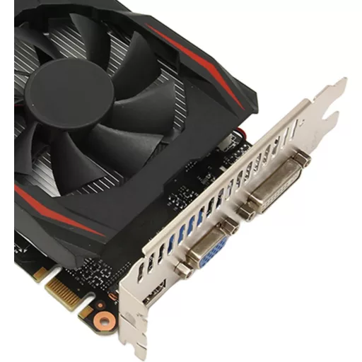 VBESTLIFE GTX1050Ti 4GB DDR5 Grafikus Kártya Asztali PC-hez Dual Fan