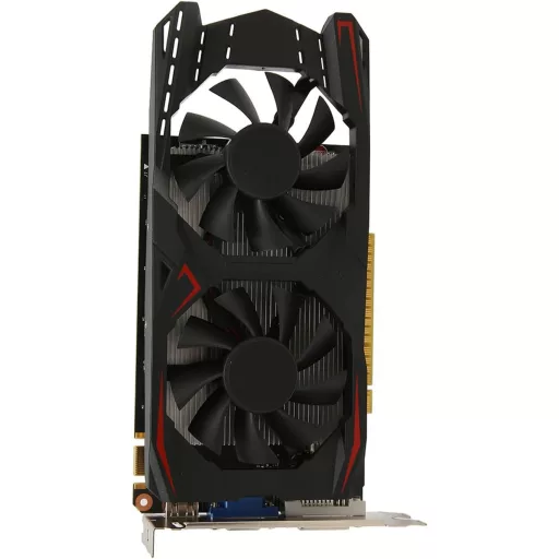 VBESTLIFE GTX1050Ti 4GB DDR5 Grafikus Kártya Asztali PC-hez Dual Fan