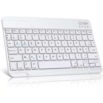   JADEMALL Xiaomi Pad 6/6 Pro 11" AZERTY Bluetooth billentyűzet tok, Pink