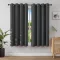 Joydeco sötétítő függöny szürke 137x117 cm hőszigeteléssel 2 darab
