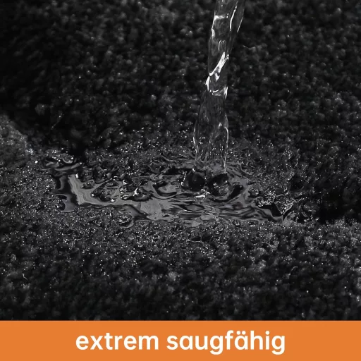 BEQHAUSE Kupaonska Prostirka - Protuklizna, Mekana, Periva Kupaonska Stezna Prostirka, Upijajuća, Bež, 50 x 80 cm