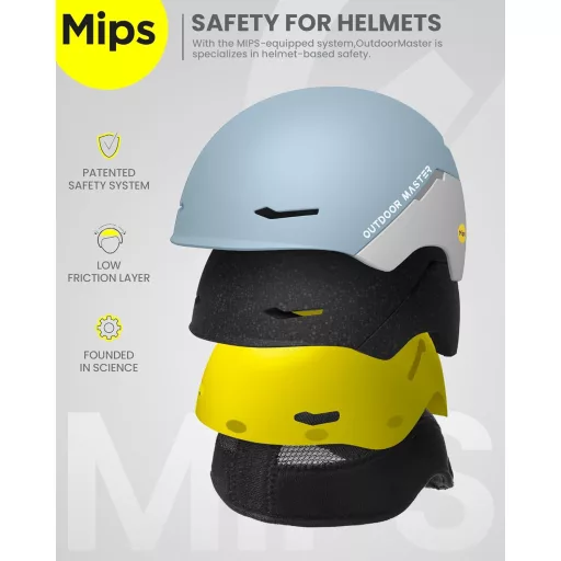 Cască de schi/snowboard OutdoorMaster ELK MIPS, pentru bărbați, femei, copii, mărimea M