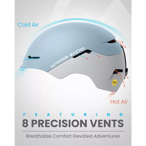 Cască de schi/snowboard OutdoorMaster ELK MIPS, pentru bărbați, femei, copii, mărimea M