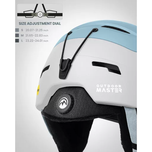 OutdoorMaster ELK MIPS Sísisak Snowboard Bukósisak Férfi Női Gyermek, M-es méret