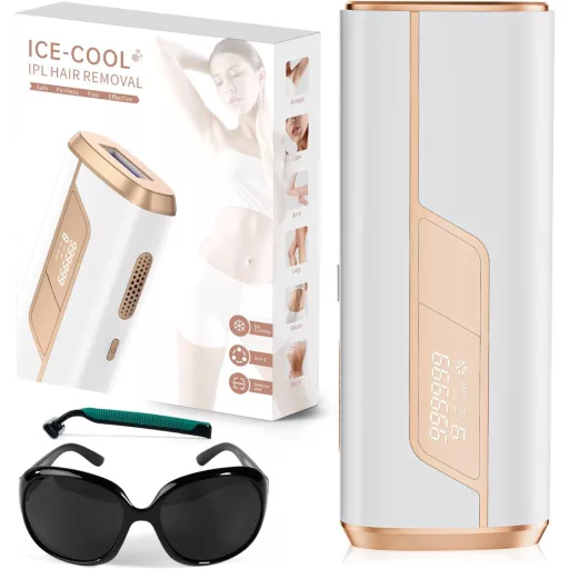 LUBEX IPL Szőrtelenítő Készülék Hűtéssel, 999.900 Impulzus, 3in1 Funkció
