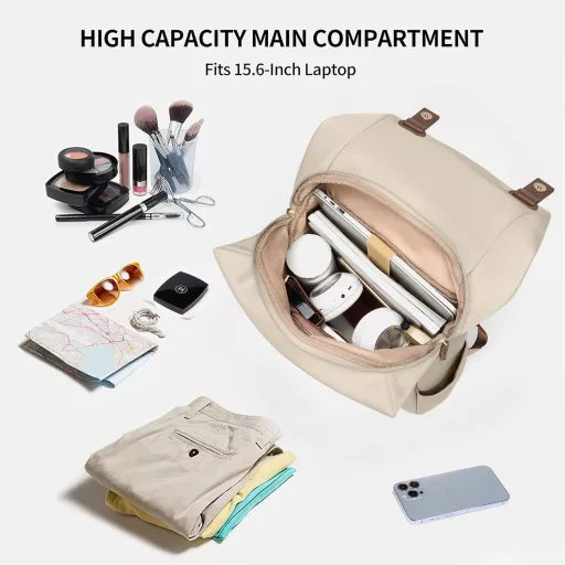 GOLF QUALITY Női Laptop Hátizsák Vízálló Antitolvaj Utazási Táska Nagy Kapacitás