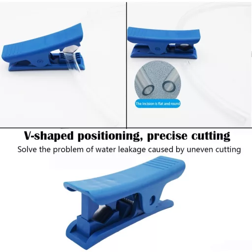 Țeavă PVC Transparentă CESFONJER 3m - 8mm Diametru Interior / 10mm Diametru Exterior - Pentru Uz Industrial - Cu Tăietor de Țevi - Furtun Flexibil din Plastic, Rezistent la Uzură