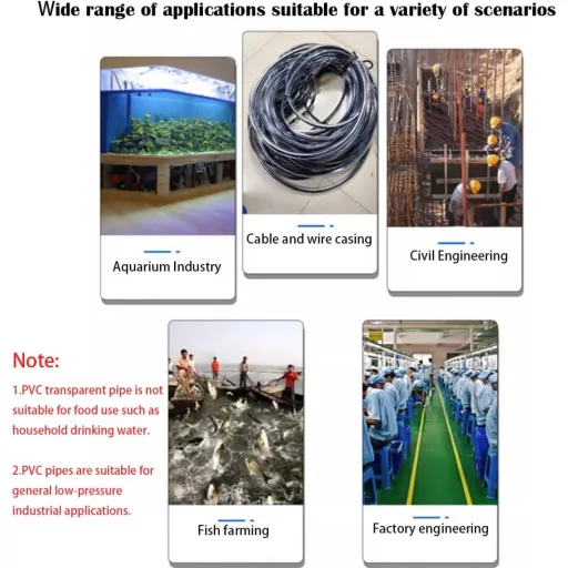 Țeavă PVC Transparentă CESFONJER 3m - 8mm Diametru Interior / 10mm Diametru Exterior - Pentru Uz Industrial - Cu Tăietor de Țevi - Furtun Flexibil din Plastic, Rezistent la Uzură