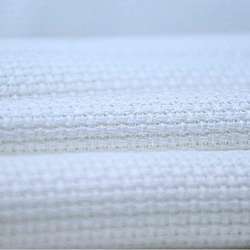 Țesătură Aida Virginia Tex, mărime 11, albă, 100x150 cm, pentru broderie