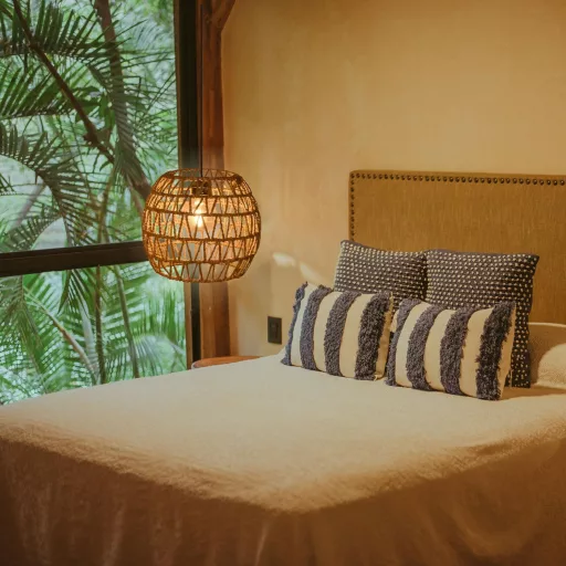 EcoGehen 3db Rattan Függőlámpa Akkumulátoros Kültéri Beltéri Boho Stílusú Hordozható Lámpa Kert