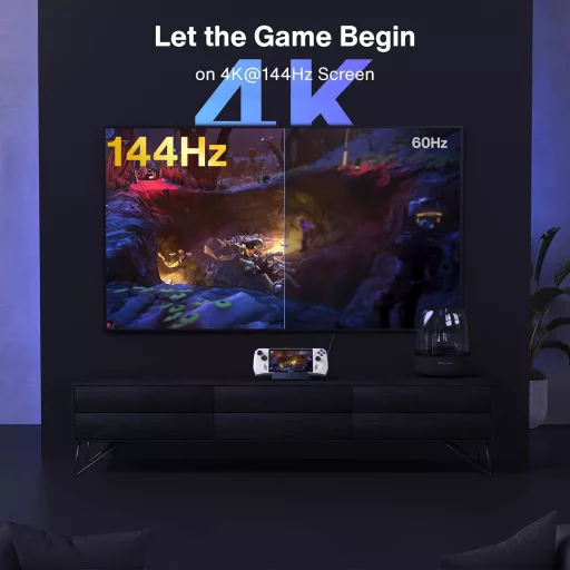 IVANKY 8az1-ben dokkoló Steam Deck/ROG Ally-hez, HDMI 2.1 4K 144Hz, Gigabit Ethernet - 4K@144Hz - Without Adapter, Without power supply