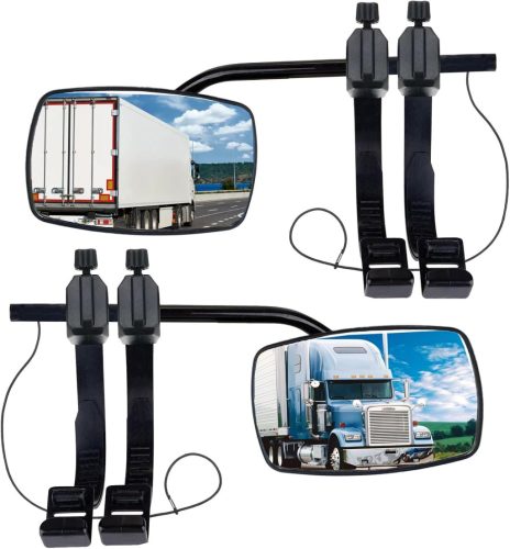 Set universal de oglinzi pentru rulotă RISAKOGO, 2 bucăți, oglinzi auto reglabile