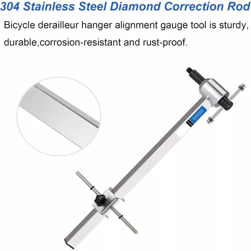 PEESHON Kerékpár Váltókar Igazító Mérőeszköz Rozsdamentes Acél