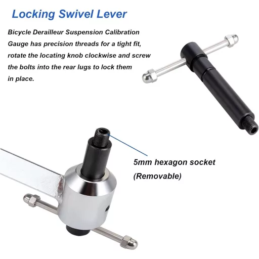 Instrument de reglare și aliniere pentru schimbătorul de viteze bicicletă PEESHON, oțel inoxidabil