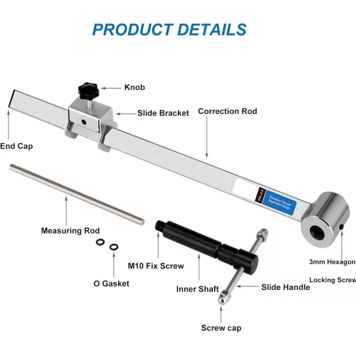 Instrument de reglare și aliniere pentru schimbătorul de viteze bicicletă PEESHON, oțel inoxidabil