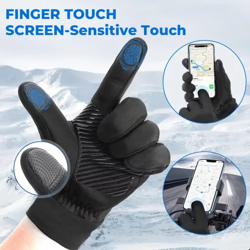 Sukeen zimné termo rukavice, vodoodolné, dotykové, pánske a dámske, na bicykel a beh