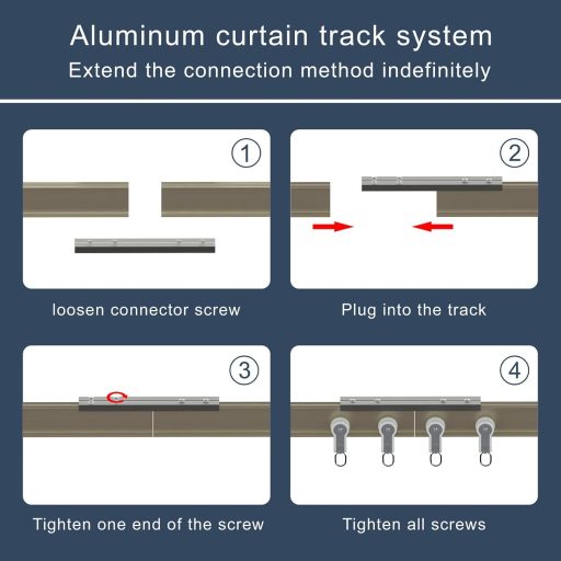 Domart Alumínium Függönysín - Hajlítható, Mennyezetre Szerelhető 1M Pezsgő Színű - Ablakokhoz, Zuhanyzókhoz, Lakóautókhoz, Kórházakhoz