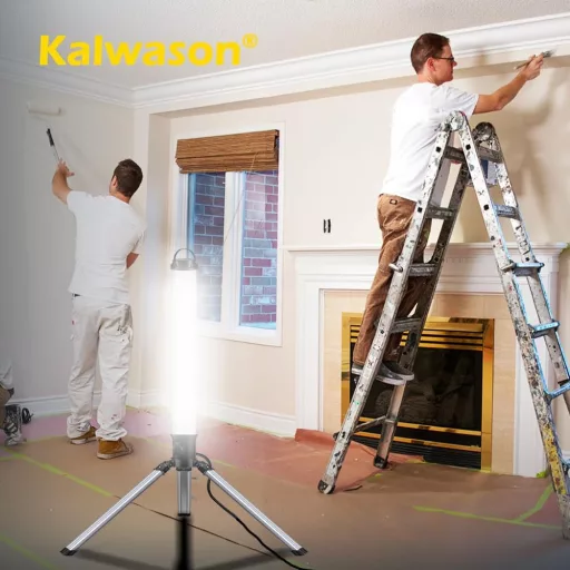 Kalwason 150W LED Állványos Munkalámpa 15000 Lumen 360° Torony Szerelőlámpa