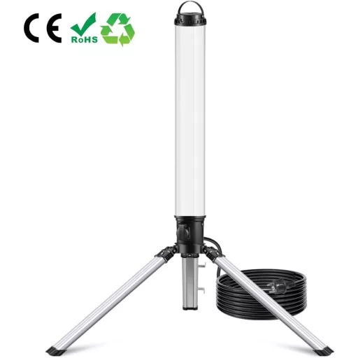 Kalwason 150W LED Állványos Munkalámpa 15000 Lumen 360° Torony Szerelőlámpa