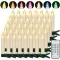 FREEPOWER 40 LED Lumânare Alb Cald și Colorată cu Telecomandă Decorațiune Brad de Crăciun